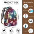 thumbnail image 6 of Marijuana Design College Backpack for Seminars - Durable Student Bookbag with Laptop Sleeve, Trendy Daypack for High School and University, Perfect Gift for Enthusiasts, 6 of 6