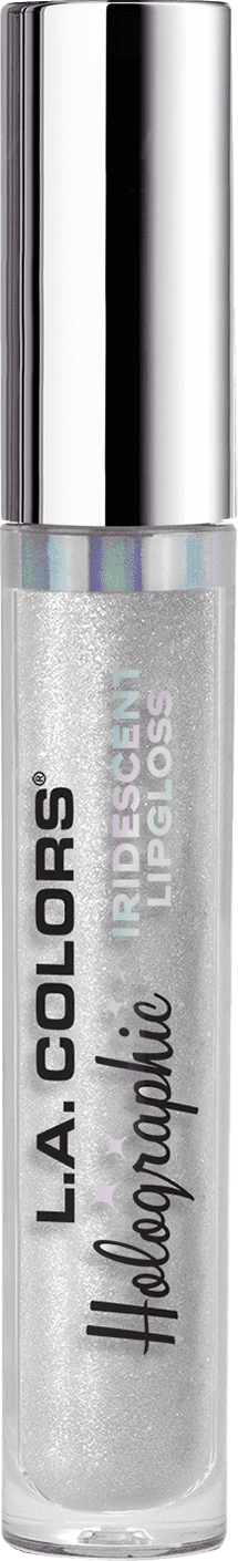 L.A. COLORS Holographic Iridescent Lip Gloss, Diamond, O.16 fl oz