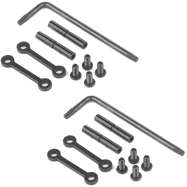 2 Set Anti Walk Pins .154 Non-Rotating Black Screws Anti-Slip Fixed Column Rotation Pins Hammer Trigger Pins