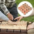 thumbnail image 3 of BESTSKY 1 Set Wooden Chinese Chess with Plastic Paper Chessboard Travel Traditional Chinese Xiangqi Chess Pieces Strategy Board Game Teens Adults Gift, 3 of 7