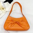 thumbnail image 4 of Bolso de axila para mujer, bolso de mano con nudo de lazo, bolso de mano elegante, bolso de compras (naranja) Tmvgtek Para Estrenar, 4 of 9