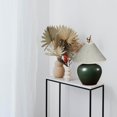 thumbnail image 5 of FSLiving Green Clay Pot Ceramic Table Lamp Textured Shade Tapered Shape Farmhouse Bedside Lamps Rechargeable Battery Operated RGB Bulbs by Remote, Wireless Timer, 15 Colors, for Livingroom, 5 of 8