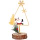 thumbnail image 1 of Adorno navideño Sincero Papá Noel Metal Madera Trípode, 1 of 9