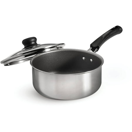 Tramontina Simple Cooking 2 Quart Non-Stick Polished Covered Sauce Pan