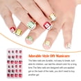 thumbnail image 3 of Minnieouse 1 juego de envolturas navideñas para uñas Dibujos animados Niños adorables Kit de manicura Regalos Pinceles de maquillaje y herramientas PNT-16-11 Minnieouse CE011465-11, 3 of 6