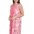 thumbnail image 4 of Larky Lark Womens Colorblock Ombre Floral High Low Dress, 4 of 4