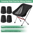 thumbnail image 4 of Uxcell 4-Pack Camping Chair Foot, 14mm Folding Camp Chair Replacement Feet for Fishing/Hiking Outdoor/Camping [Black], 4 of 6