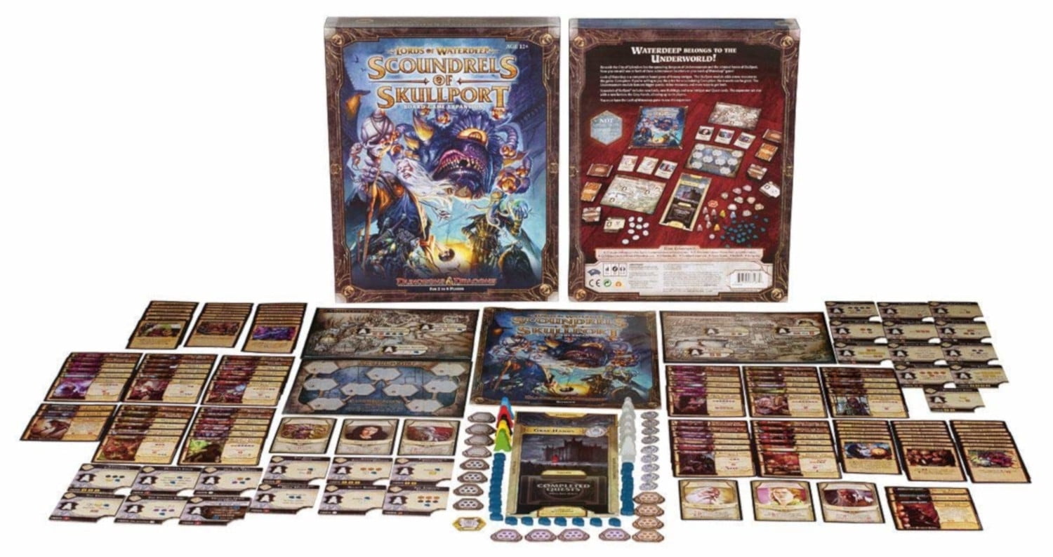 Dungeons & Dragons Lords of Waterdeep: Scoundrels of Skullport Expansion Board Game