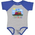 thumbnail image 3 of Inktastic I Love Trains Boys or Girls Baby Bodysuit, 3 of 5