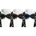 thumbnail image 5 of Cloudstyle Men's Jacquard Formal Bow Ties 3-Pack for Weddings, Evening Parties & Gifting, 5 of 10