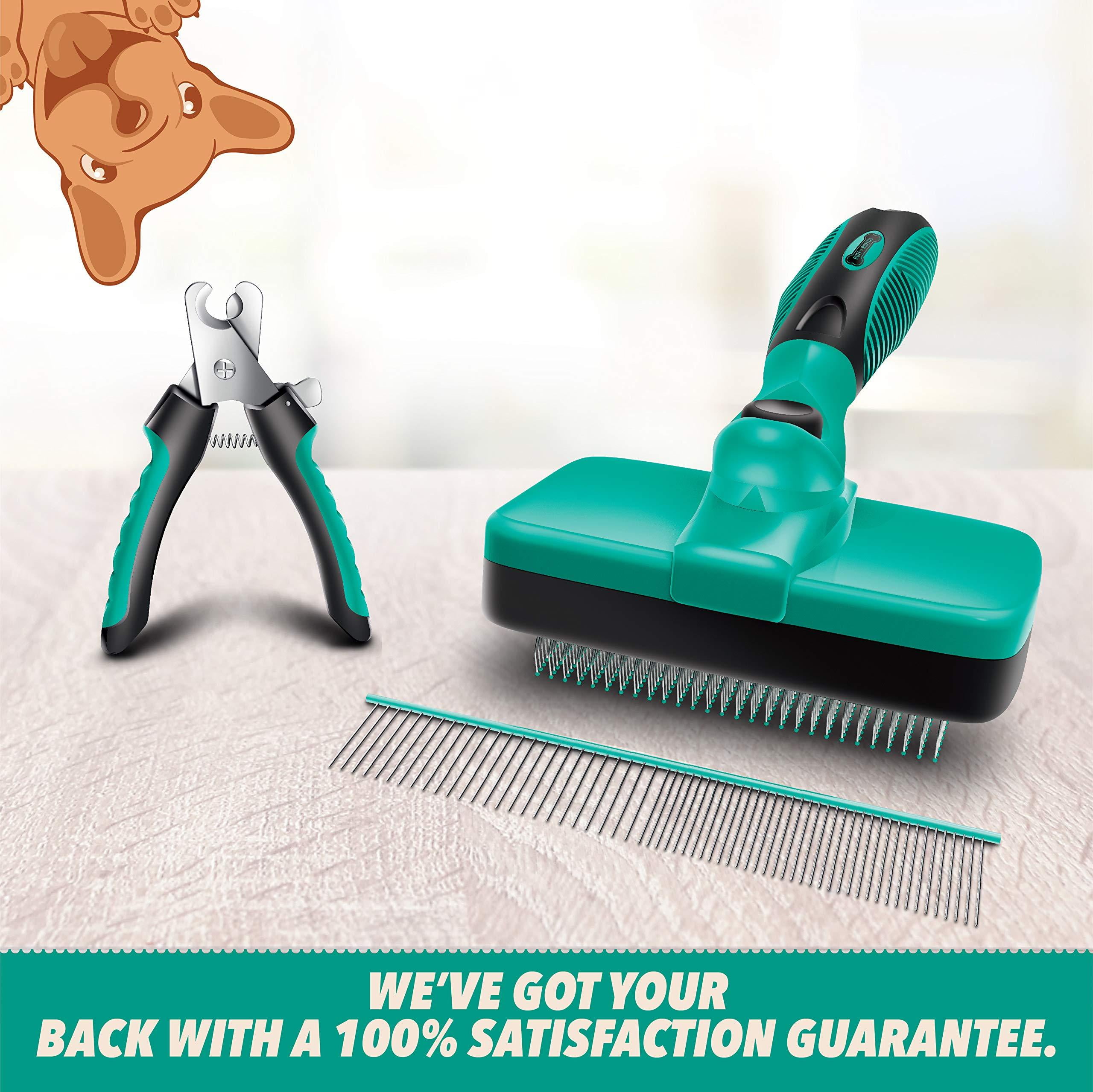 ruff n ruffus self cleaning slicker brush