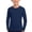 Navy, variant on Boys Girls Long Sleeve Shirts Solid Color Fall Kids soft Crewneck T-Shirts Tops Casual Basic Tees 5-14Y Navy 13-14Years