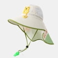thumbnail image 2 of shoper Wide Brim Kids Sun Hat with Wide Brim and Neck Cover for Outdoor Summer Beach Play UPF 50+, 2 of 4