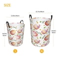 thumbnail image 3 of Sikiie colorful easter eggs Print Round Dirty Clothes Basket, Waterproof Standing Foldable Storage Basket, for Laundry Room, Bedroom, Bathroom Storage-Small, 3 of 6