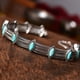 thumbnail image 3 of Collar de turquesa, collar corto de plata, gargantilla personalizada, collar bohemio, joyería para mujeres y niñas, 3 of 5