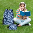thumbnail image 7 of ALAZA Lightning Giraffe Pattern School Backpack Lunch Box Set Student Bookbag, 7 of 7