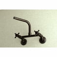 thumbnail image 2 of Kingston Brass Concord 8-Inch Adjustable Center Wall Mount Kitchen Faucet, Oil Rubbed Bronze, 2 of 5