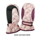 thumbnail image 2 of Matsuzay 3 pares de manoplas para niños, guantes impermeables de invierno, herramientas de protección, suministros de esquí, patrones Suministros térmicos rosa S, 2 of 6