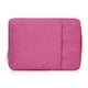 thumbnail image 3 of Matsuzay Bolsa para portátil de 15 pulgadas, reutilizable, lavable, con asa, cremallera protectora, Color sólido, multibolsillo, bolsa de Almacenamiento y organización del hogar Rosa roja, 3 of 6