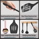 thumbnail image 3 of Juego de utensilios de cocina E-far de silicona, 7 piezas, resistentes al calor, 3 of 7