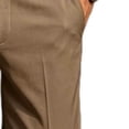 thumbnail image 5 of hotojiny Men's Suits 2 Piece Set Casual Regular Fit Short-Sleeve Shirt and Pants Set for Office Business Wedding(Khaki,Small), 5 of 5