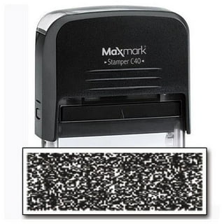 MaxMark Premium Refill Ink for self inking stamps and stamp pads, Black  Color - 2 oz.
