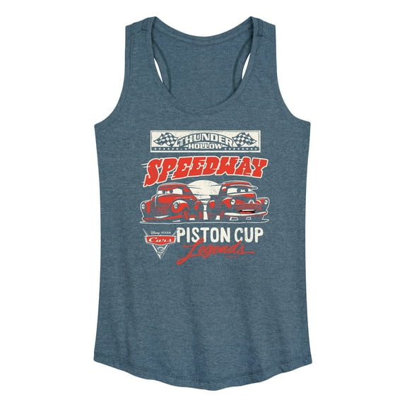 Disney's Cars - Thunder Hollow Piston Cup - Women's Racerback Tank Top