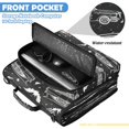 thumbnail image 6 of Gothic Insect Printed Zipper Binder with Handle&Shoulder Strap 2 inch 3 Ring 500+300 Sheet Capacity File Folder Organizer, 6 of 8