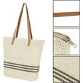 thumbnail image 4 of LinYooLi Fashion Handbags Women Woven Straw Bag Summer Beach Tote Purse, 4 of 6