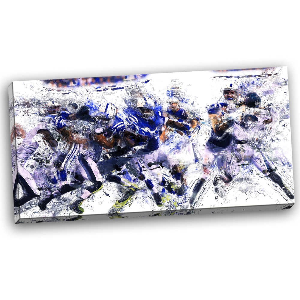 DESIGN ART  "Football Running Back to Score" Canvas Art Print