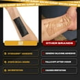 thumbnail image 3 of Skin Grip Medical Grade Silicone Scar Tape 1.6"x120" Roll -Increased Strength & Reduced Irritation - Silicone Scar Sheets For Face, Surgical Scars, C-Section, Keloid Treatment, Tummy Tuck - Black, 3 of 7