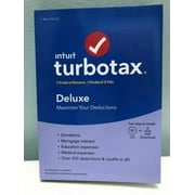 Intuit TurboTax Deluxe Federal Returns and Federal E-File 2019 for Windows