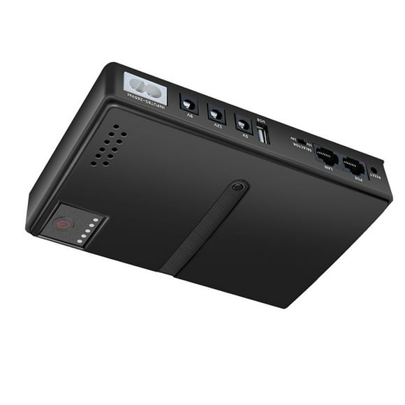 Uninterruptible Power Supply, 15V 24V POE 5V 9V 12V USB 18W Output DC UPS Battery Backup UPS Battery Backup, Power Supply for Router Optical Modem Security Camera