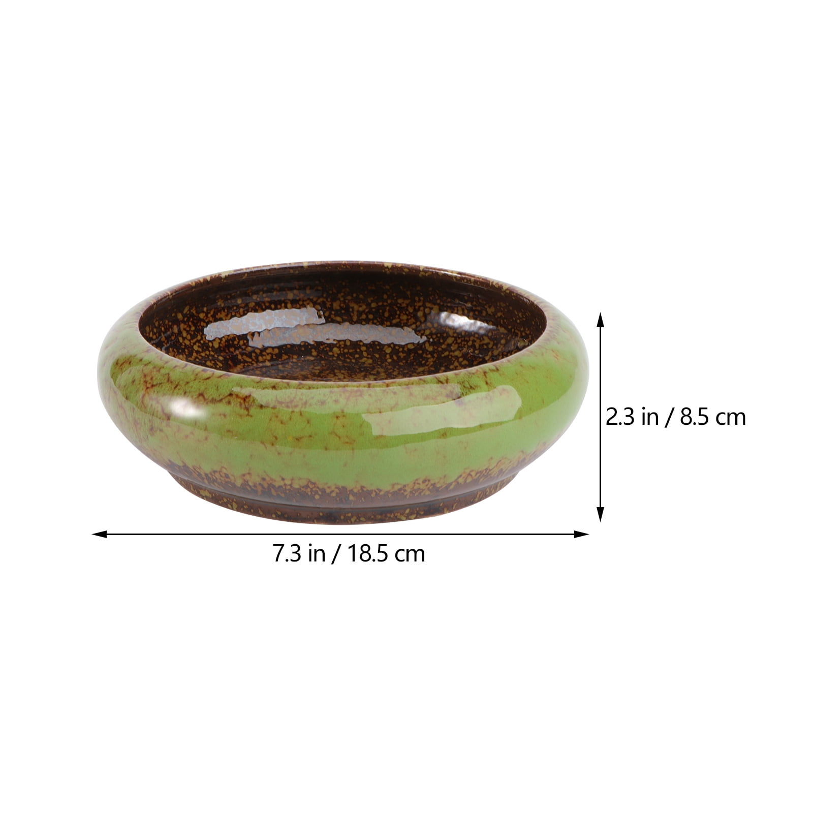 Tineasur Ceramic Hydroponic Plant Pot for Indoor Gardening and Home Decoration, Vessel Planter 1 Pc