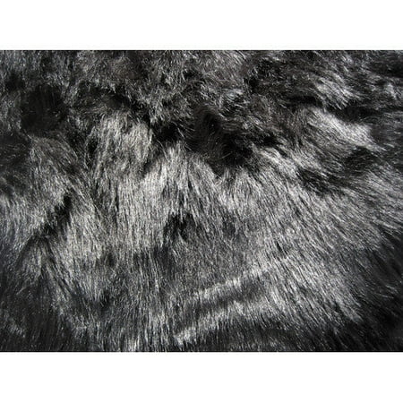 L.A. Rugs Flokati Black Area Rug