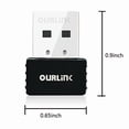 thumbnail image 2 of RHEA- Wifi Adapter Wireless Ac Adapter 600Mbps Usb Mini Nano Size For Pc Internet Lan, 2 of 3