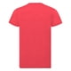 thumbnail image 2 of Russell - Camiseta básica entallada de manga corta para hombre - Verano/Playa/Piscina (Rojo mezcla), 2 of 2