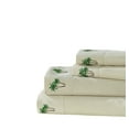 thumbnail image 2 of Embroidered Palm tree grove sheet set king, 2 of 3