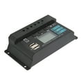 thumbnail image 3 of LCD Display Solar Panel Controller Photovoltaic Charging Controller 12V 24V Self Adaption Black for Home Industry Commerce, 3 of 7