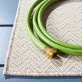 thumbnail image 3 of SAFAVIEH Hampton Hoyt Zig-Zag Indoor/Outdoor Area Rug, Beige/Ivory, 4' x 6', 3 of 9