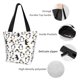 thumbnail image 4 of Fotbe whiter cute penguin Bolsa de Playa con Estampado, Bolsa de Hombro, Bolsa de Mano Espaciosa, Bolsa de Viaje Ligera, Bolsa de Compras Versátil, 4 of 6