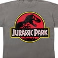thumbnail image 7 of Jurassic Park Logo on vintage medium grey Short Sleeve Adult T-Shirt-3XL, 7 of 7