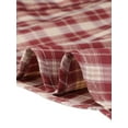 thumbnail image 5 of INSPIRE CHIC Women's Plaid Skirt High Rise Pleated A Line Midi Skirt M Red, 5 of 6