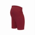 thumbnail image 6 of YHAJDS Women's Workout Yoga Shorts Solid Color Adjustable Button Side Pockets High Elastic Over the Belly Short Bottoms for Women Spring Summer Outdoor, 6 of 7
