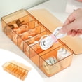 thumbnail image 1 of Suncoda Organization and Storage Clear Electronics Organizer Box,7 Compartment Storage Boxes,Electronic Accessories Case for Desk Drawer,Data Cable Storage Box for Home, Office (with Cover), 1 of 6