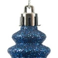 thumbnail image 2 of Vickerman 569412-7" Midnight Blue 4 Assorted Finish Finial Christmas Tree Ornament (8 pack) (N500231), 2 of 4