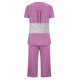 thumbnail image 4 of Sexy Pijama Conjunto para las Mujeres, Cuello Redondo Blusa de Manga Corta Y Pantalones, Traje de Moda Casual, 4 of 9