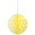 thumbnail image 3 of Wrapables® 10" Set of 3 Tissue Honeycomb Ball Party Decorations for Weddings, Birthday Parties, Baby Showers, and Nursery Décor, Yellow, 3 of 4