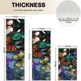 thumbnail image 4 of Multicolor Butterfly Group Pattern Kitchen Rugs Sets Of 3,Kitchen Runner Rugs Non Skid Washable,Decorative Kitchen Floor Mats for Kitchen,Sink,Laundry,17"x30"+ 17"x47" + 17"x59", 4 of 6