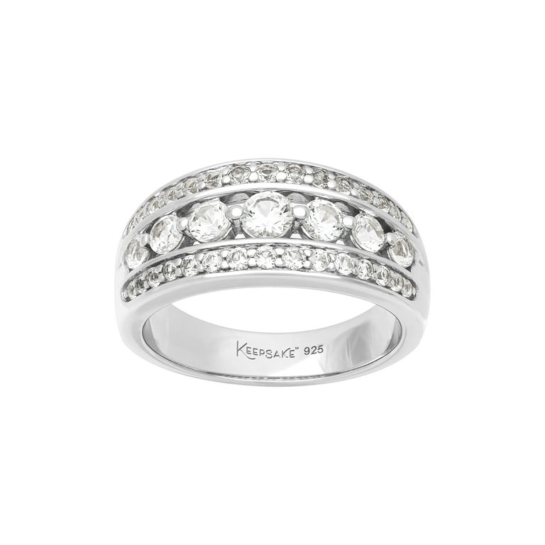 1 1/2 Carat TGW Created White Sapphire Women's 